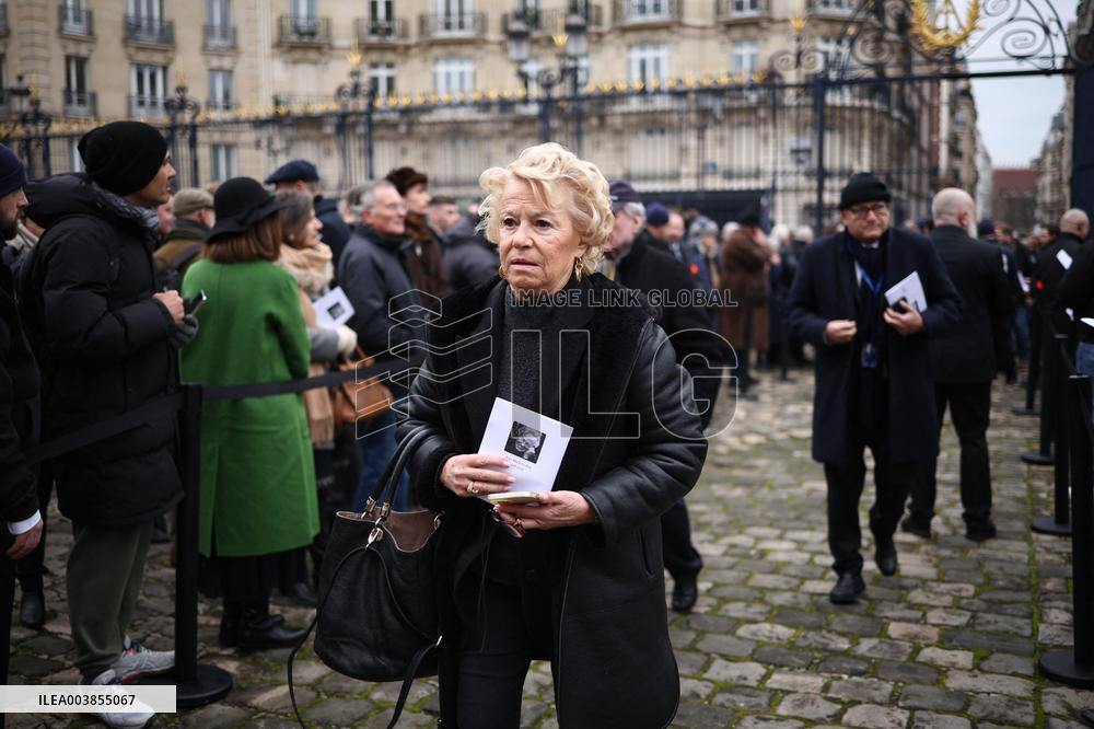 Memorial Service For Jean-Marie Le Pen - Paris