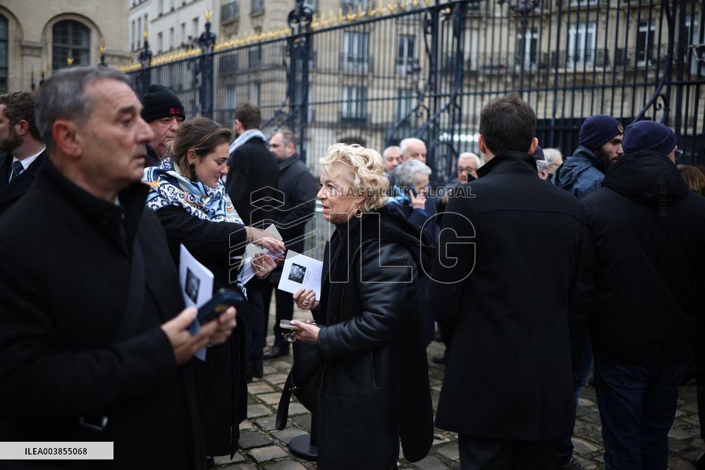 Memorial Service For Jean-Marie Le Pen - Paris