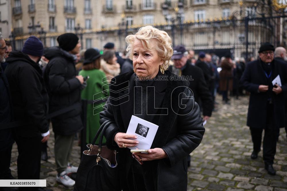 Memorial Service For Jean-Marie Le Pen - Paris
