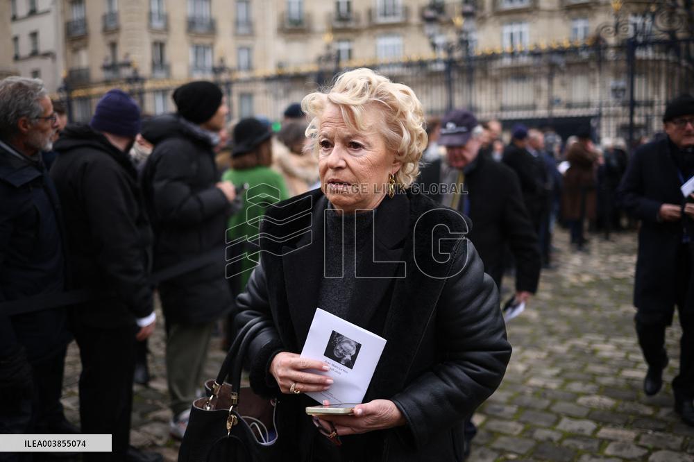 Memorial Service For Jean-Marie Le Pen - Paris