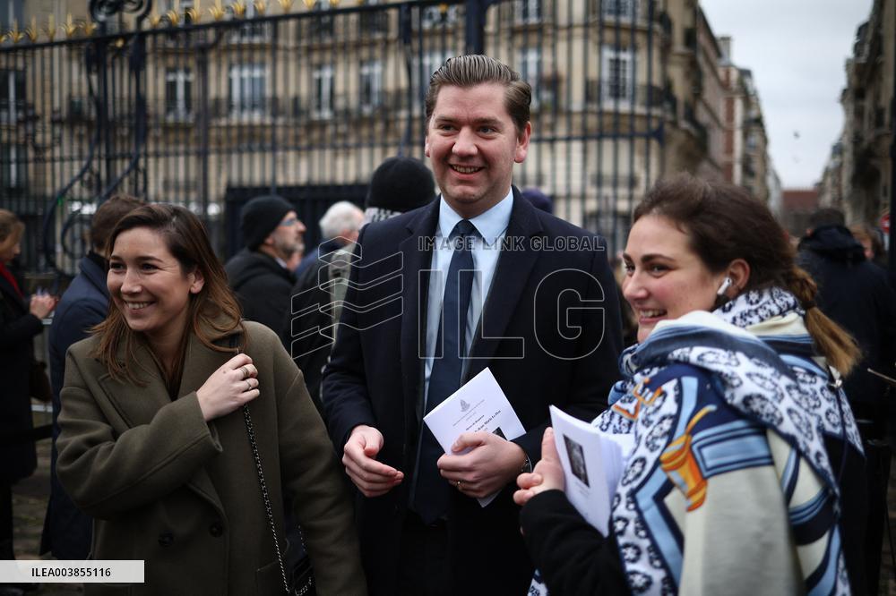 Memorial Service For Jean-Marie Le Pen - Paris