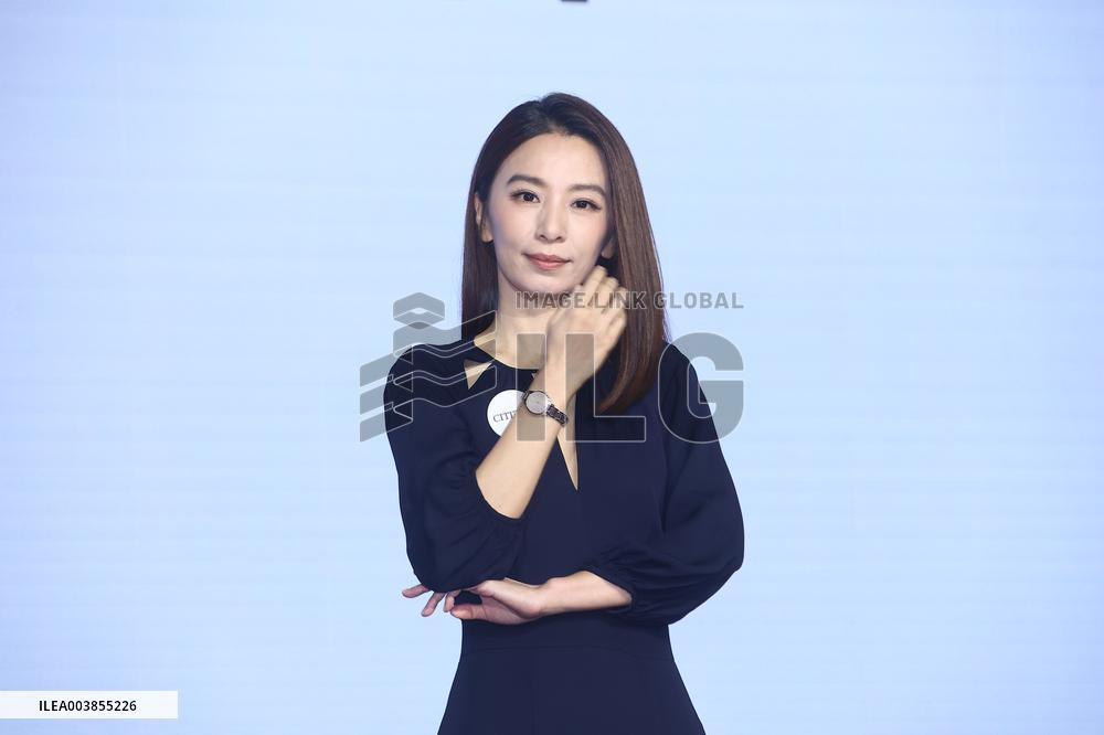 Taiwanese Singer Hebe Tien Attends CITIZEN Watch Launch in Taipei
