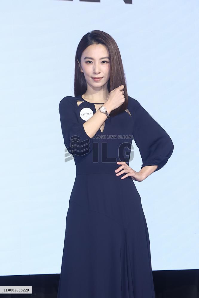Taiwanese Singer Hebe Tien Attends CITIZEN Watch Launch in Taipei