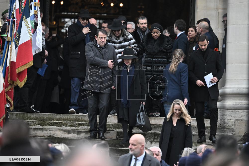 Memorial Service For Jean-Marie Le Pen - Paris