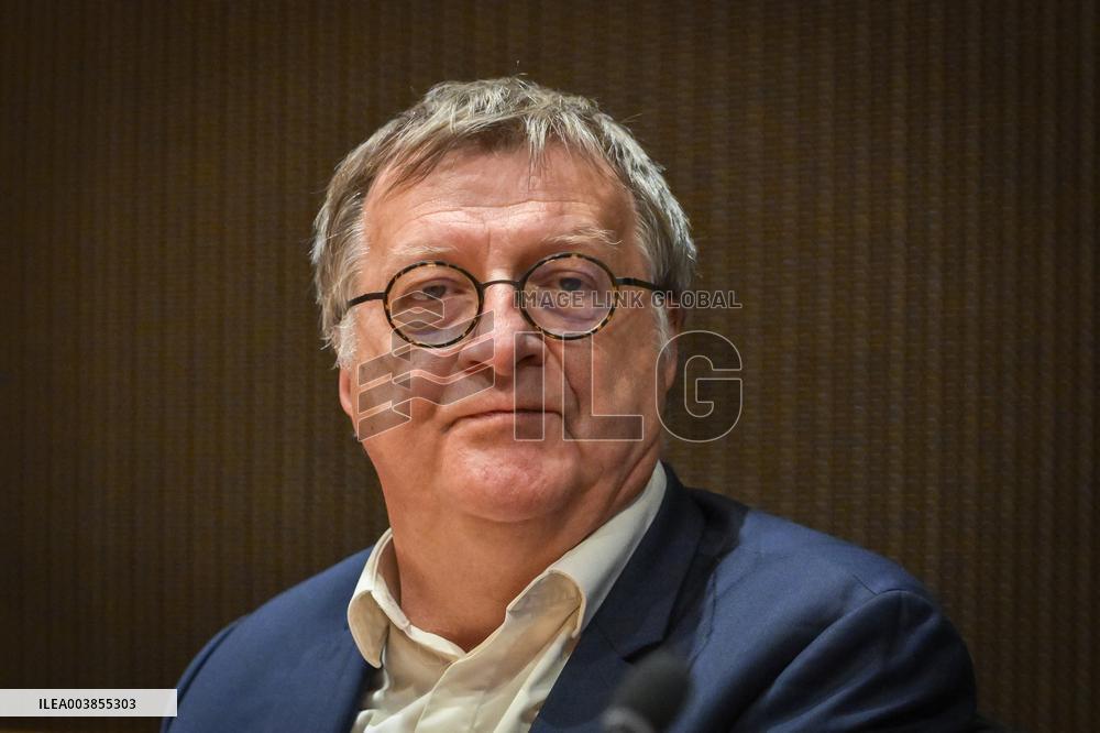 Hearing before the committee of inquiry into violence in film at the National Assembly in Paris FA