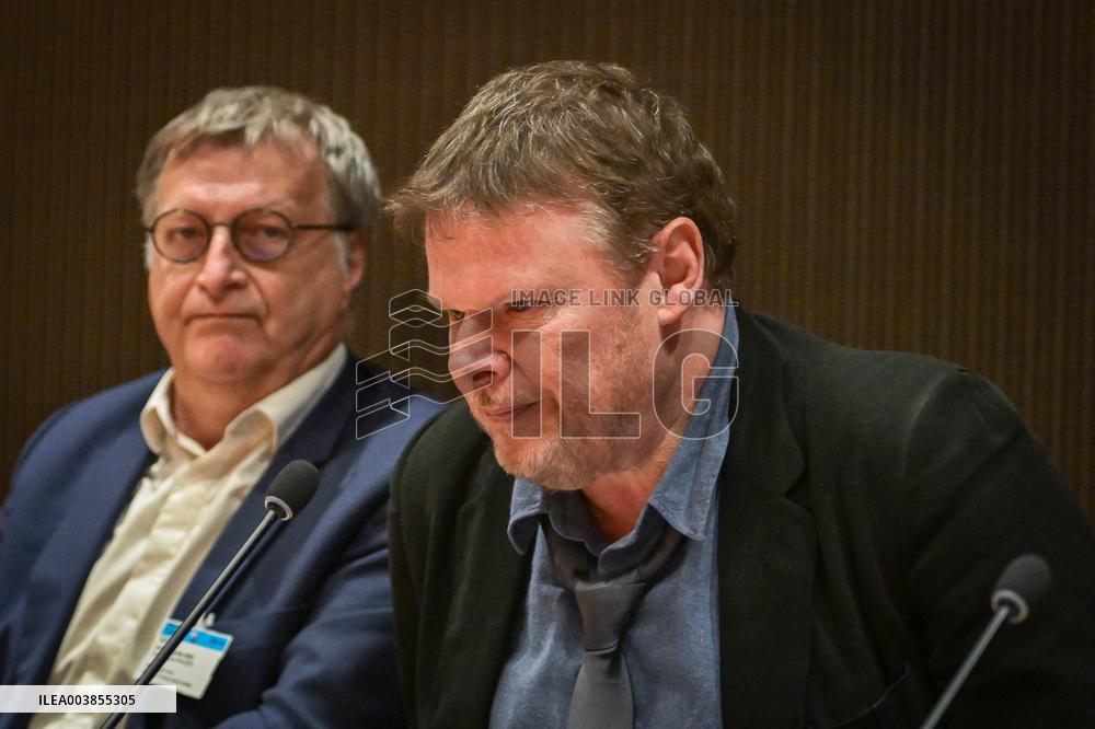 Hearing before the committee of inquiry into violence in film at the National Assembly in Paris FA