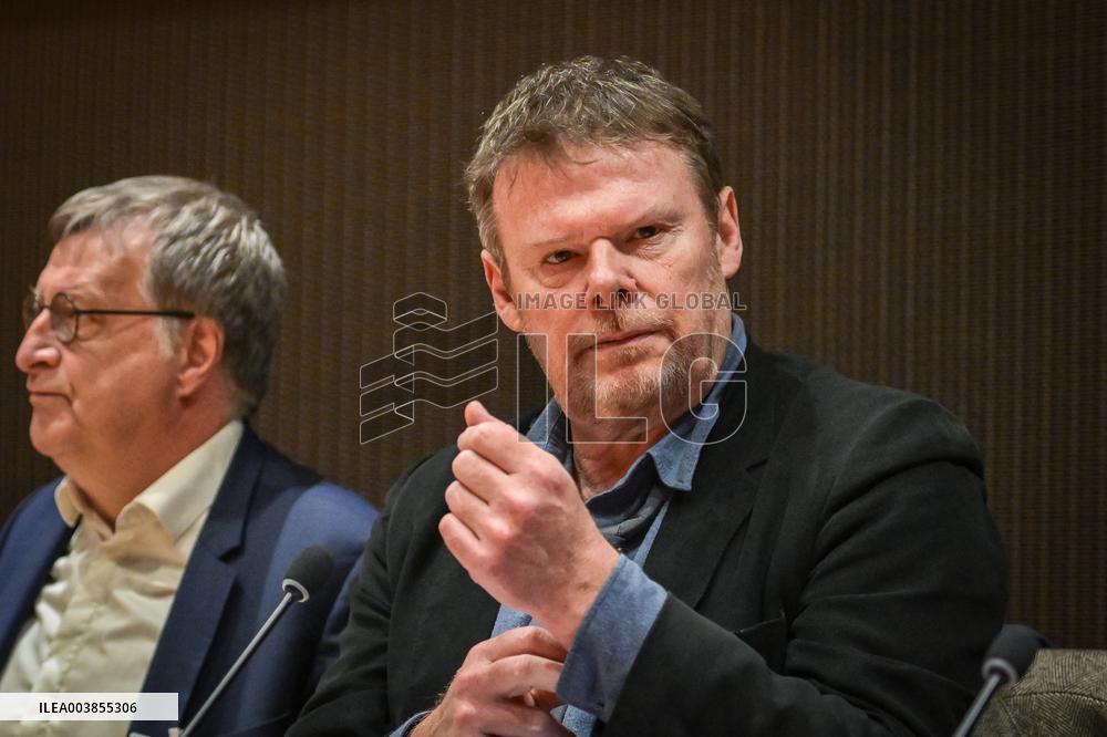 Hearing before the committee of inquiry into violence in film at the National Assembly in Paris FA