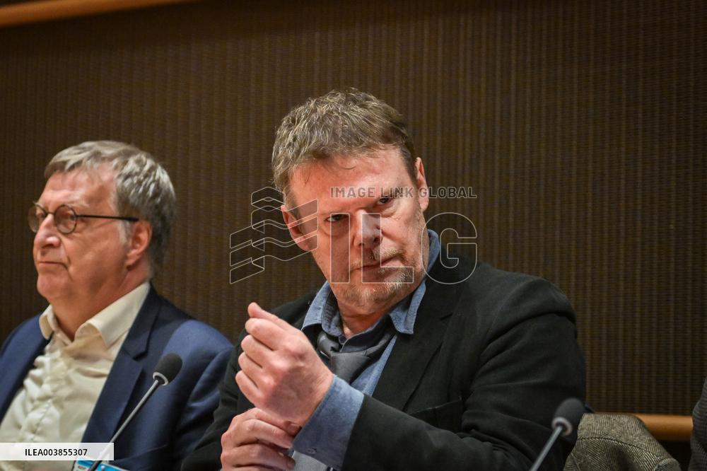 Hearing before the committee of inquiry into violence in film at the National Assembly in Paris FA