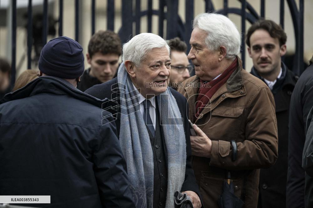 Memorial Service For Jean-Marie Le Pen - Paris