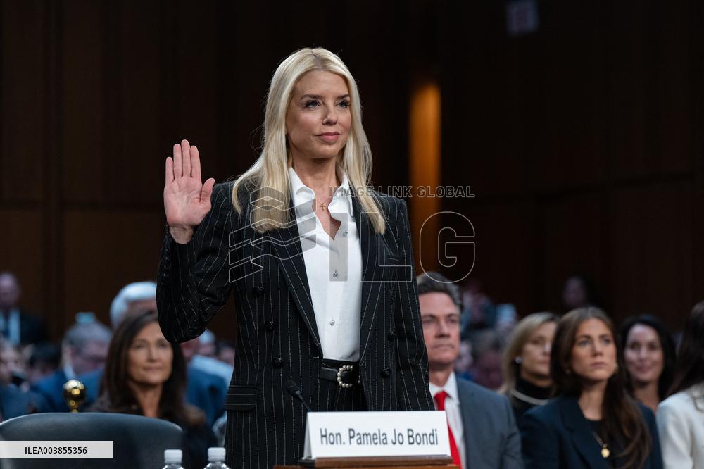 Confimation Hearing For Pam Bondi - DC