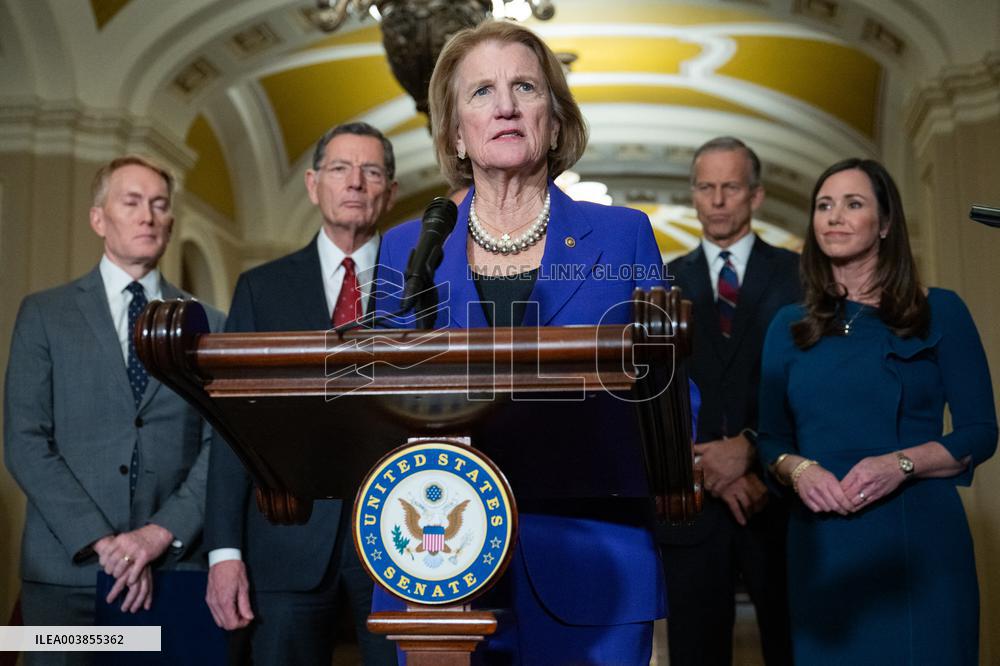 US Senate Democratic Luncheon Press Conference - DC