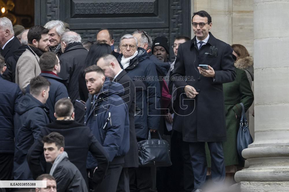 Memorial Service For Jean-Marie Le Pen - Paris
