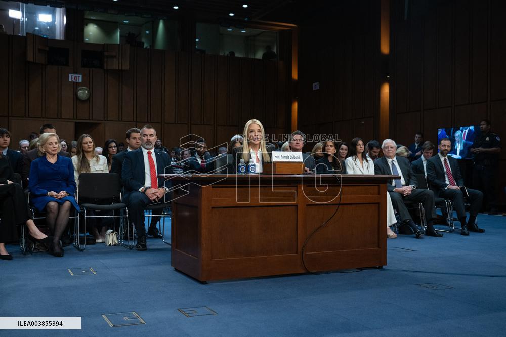 Confimation Hearing For Pam Bondi - DC