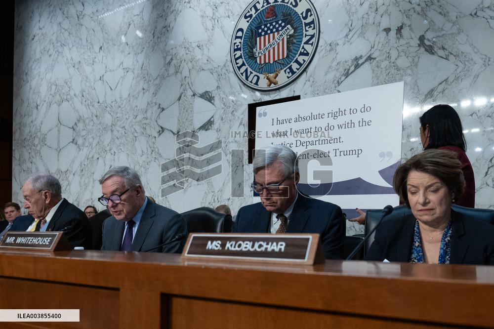 Confimation Hearing For Pam Bondi - DC