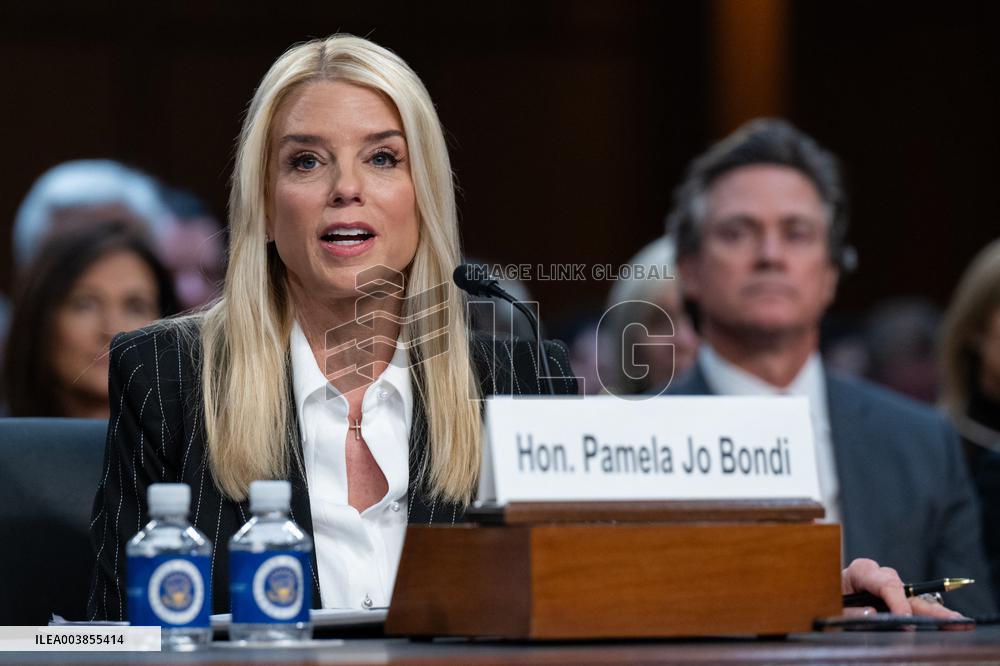 Confimation Hearing For Pam Bondi - DC