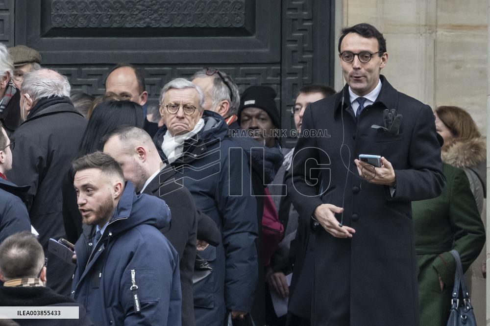 Memorial Service For Jean-Marie Le Pen - Paris