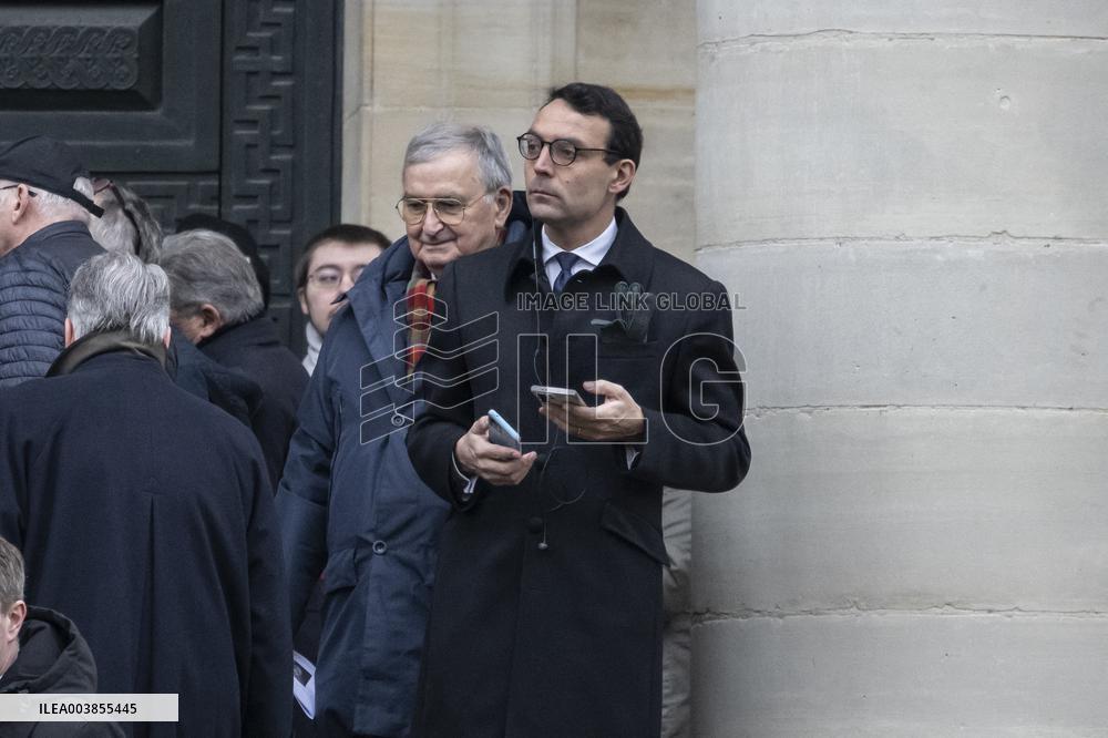 Memorial Service For Jean-Marie Le Pen - Paris