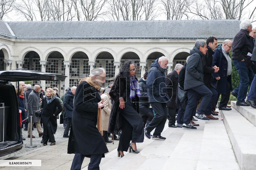 Claude Allegre Funeral - Paris