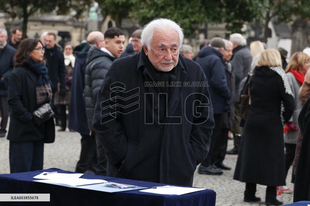 Claude Allegre Funeral - Paris