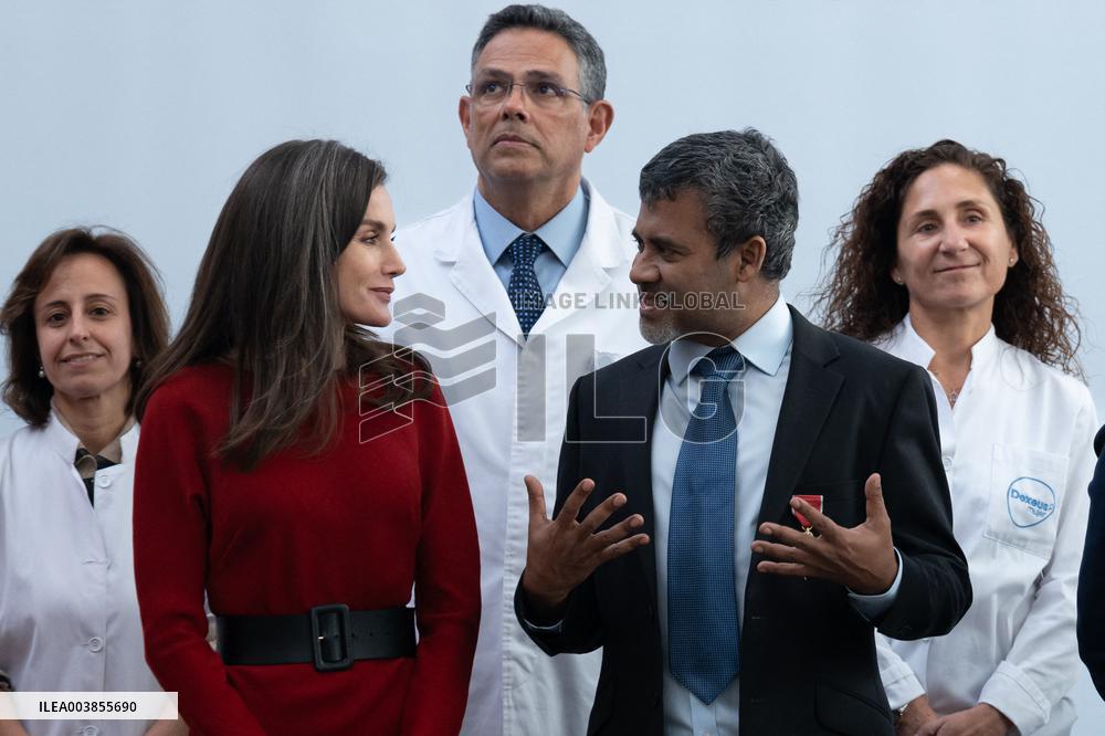 Queen Letizia Visits The Dexeus Mujer Foundation - Barcelona
