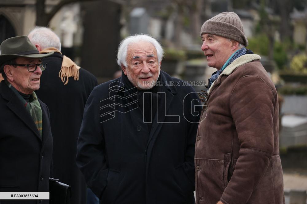 Claude Allegre Funeral - Paris