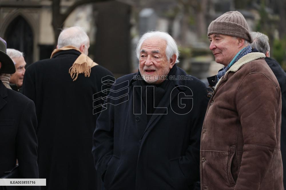 Claude Allegre Funeral - Paris
