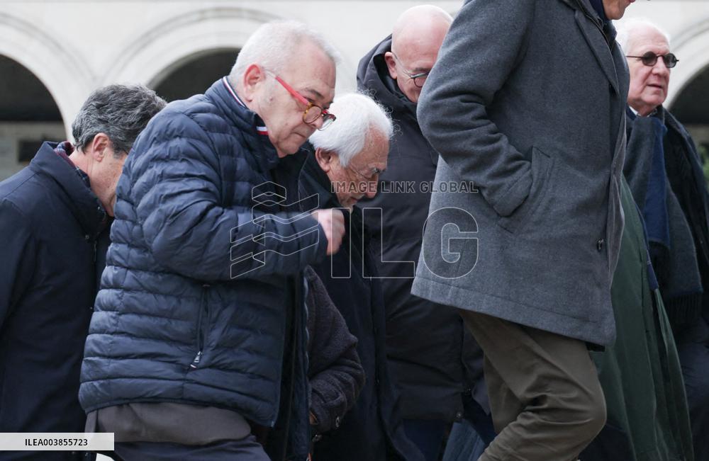 Claude Allegre Funeral - Paris