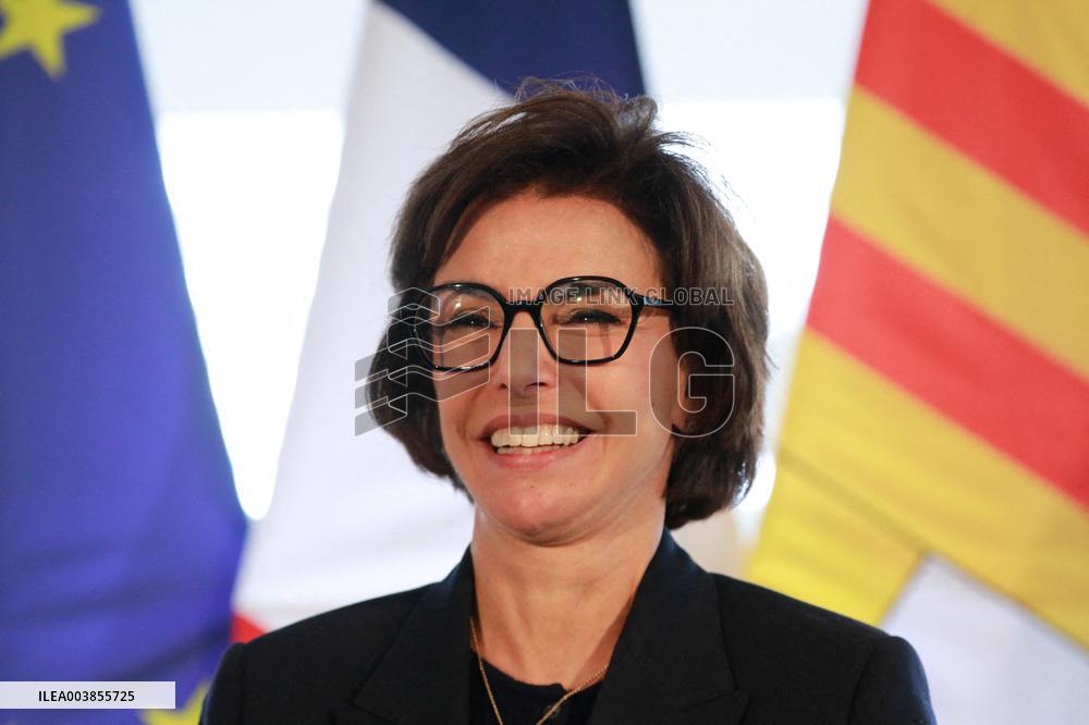 Rachida Dati on A Virtual Tour of The Cosquer Cave - Marseille