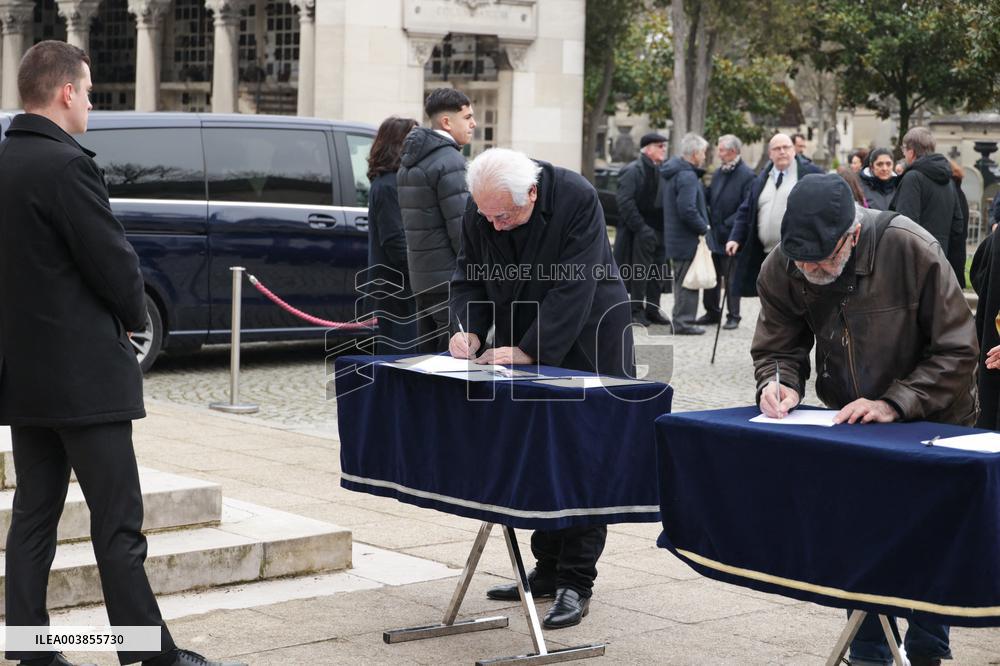 Claude Allegre Funeral - Paris