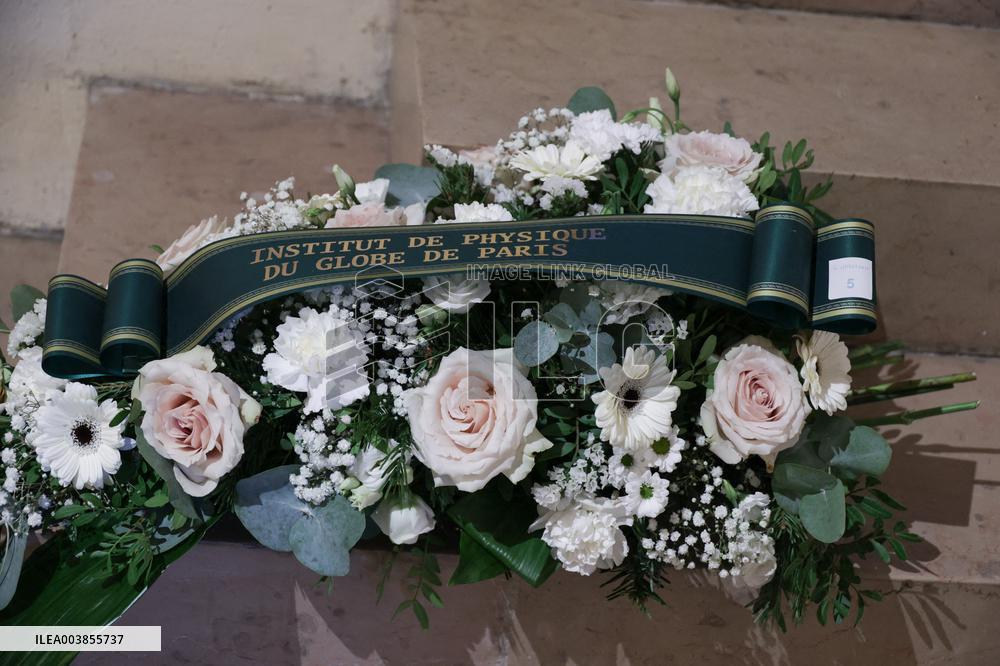 Claude Allegre Funeral - Paris