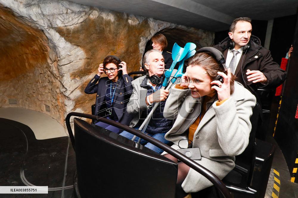 Rachida Dati on A Virtual Tour of The Cosquer Cave - Marseille