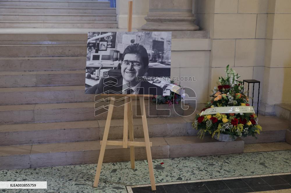 Claude Allegre Funeral - Paris