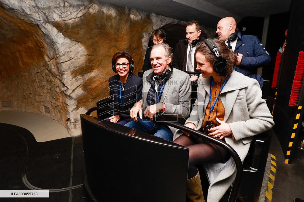 Rachida Dati on A Virtual Tour of The Cosquer Cave - Marseille