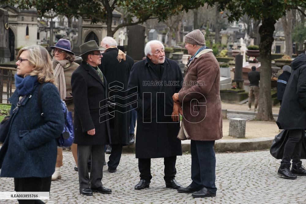 Claude Allegre Funeral - Paris