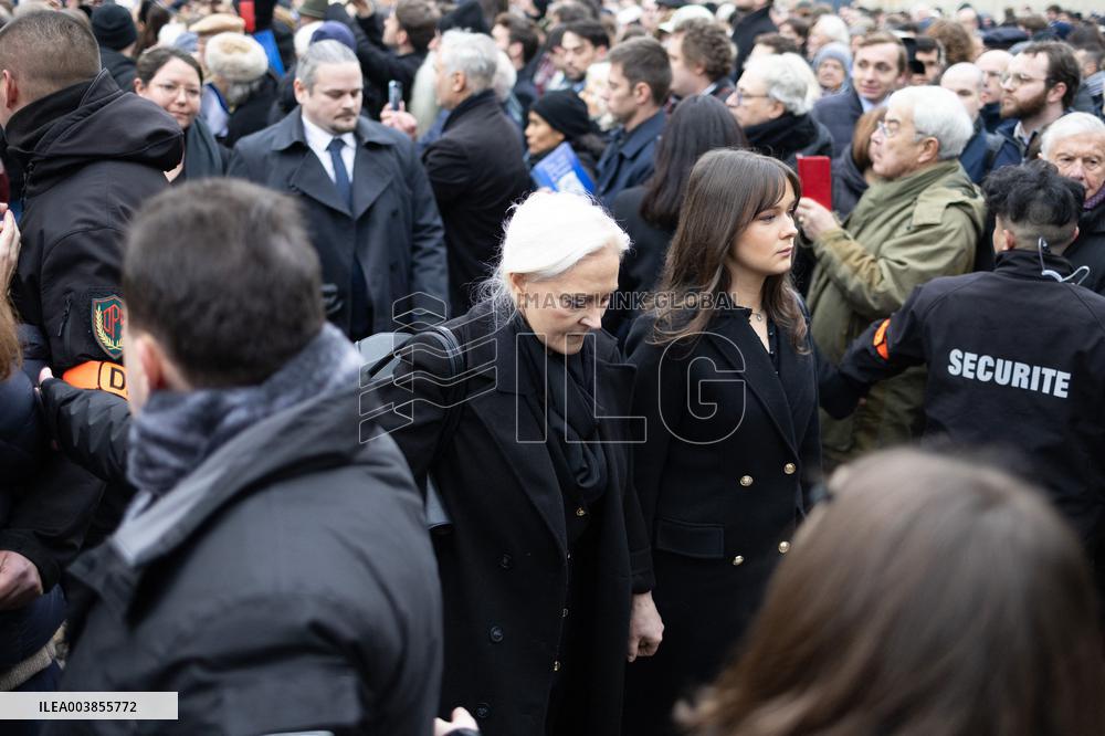 Memorial Service For Jean-Marie Le Pen - Paris