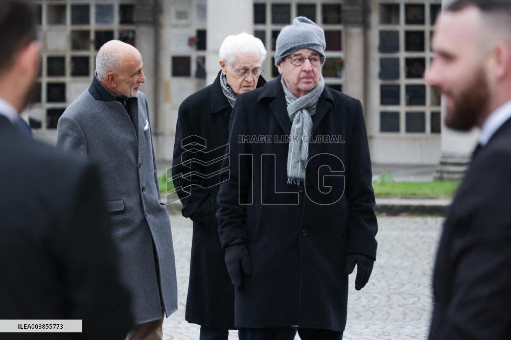 Claude Allegre Funeral - Paris
