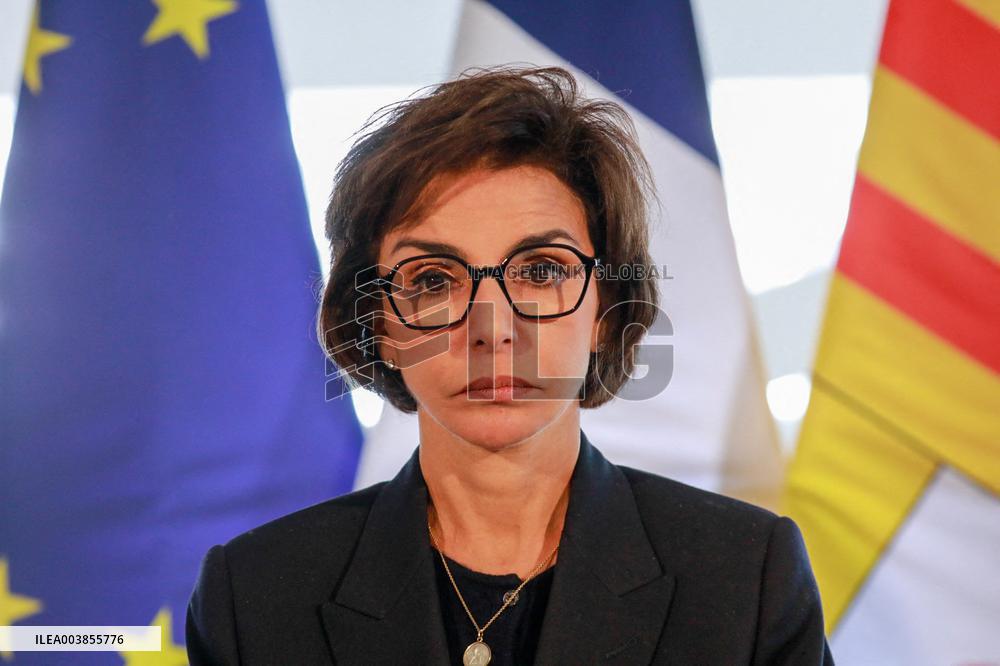 Rachida Dati on A Virtual Tour of The Cosquer Cave - Marseille