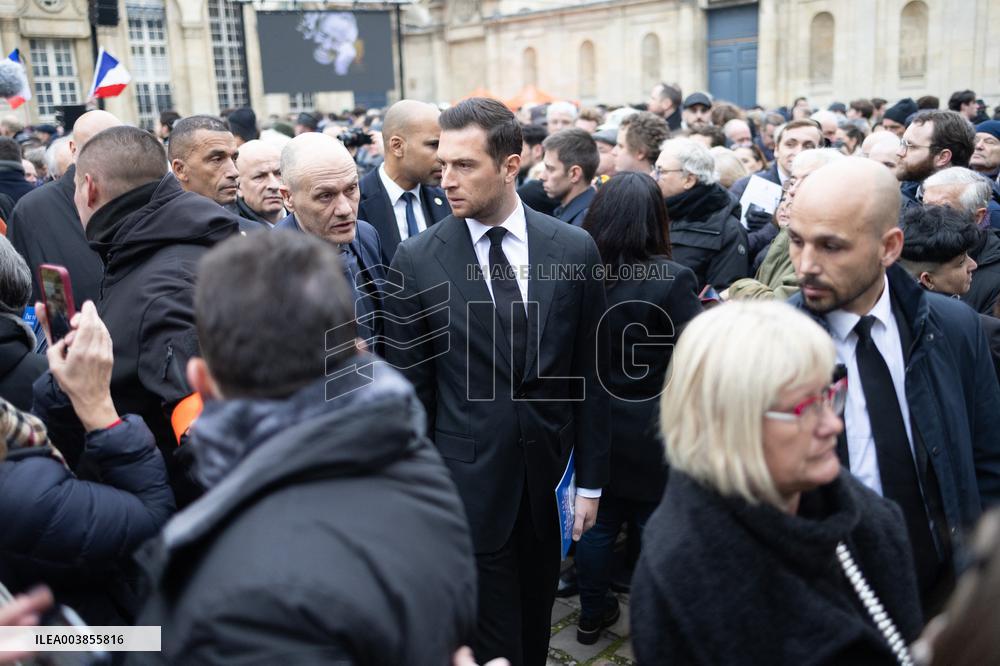 Memorial Service For Jean-Marie Le Pen - Paris