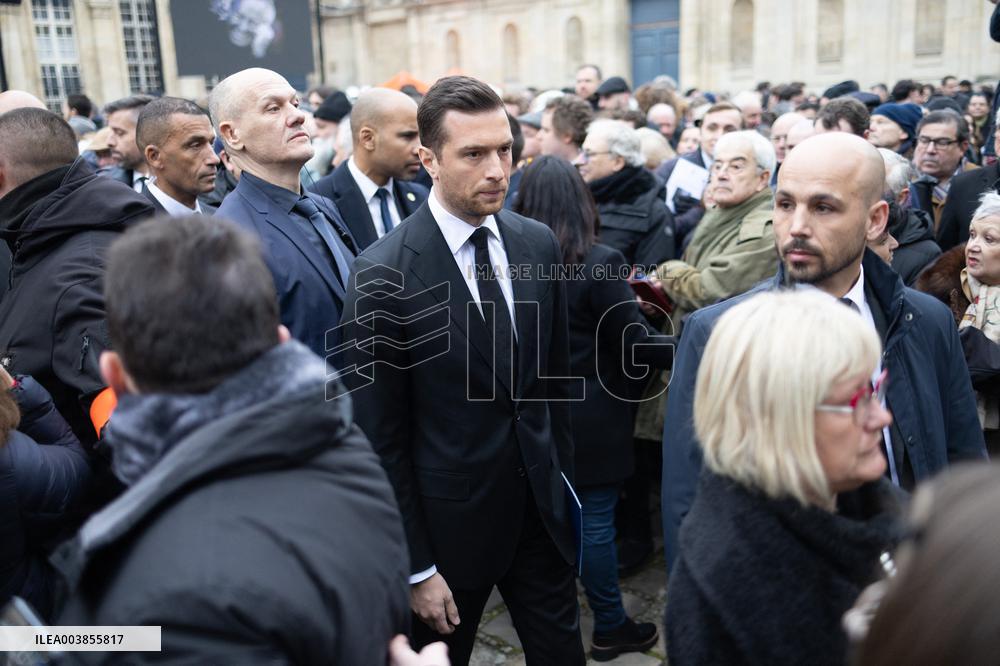 Memorial Service For Jean-Marie Le Pen - Paris