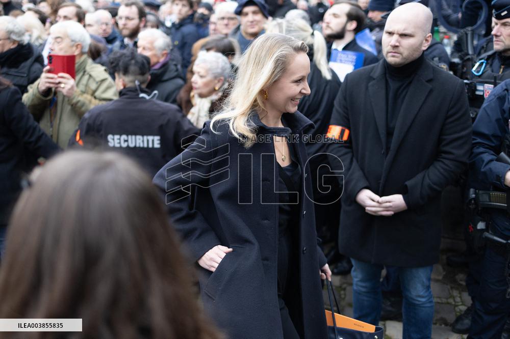Memorial Service For Jean-Marie Le Pen - Paris