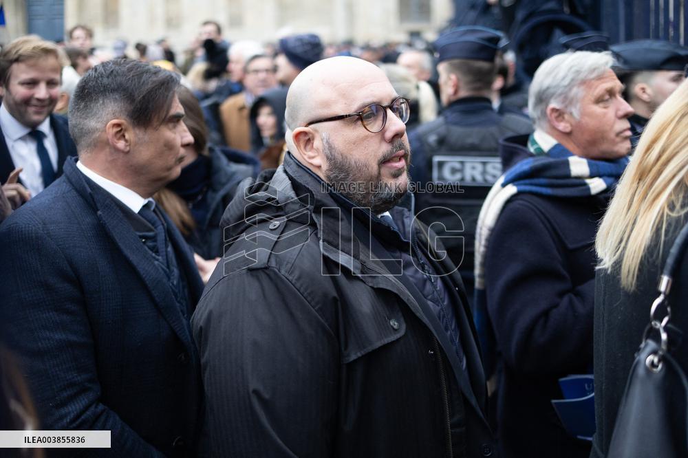 Memorial Service For Jean-Marie Le Pen - Paris