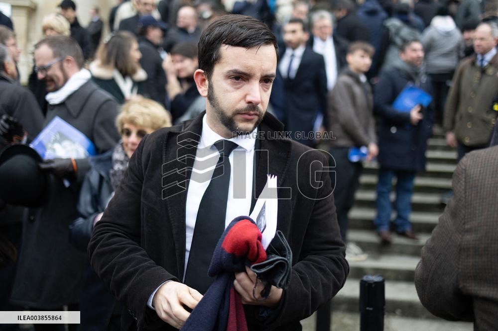 Memorial Service For Jean-Marie Le Pen - Paris