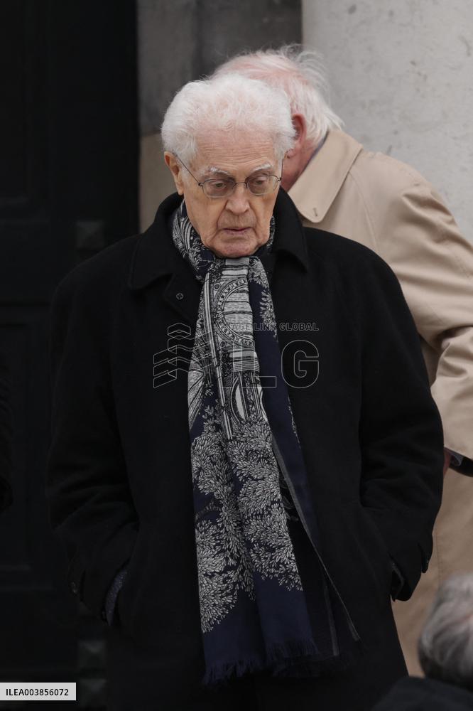 Claude Allegre Funeral - Paris