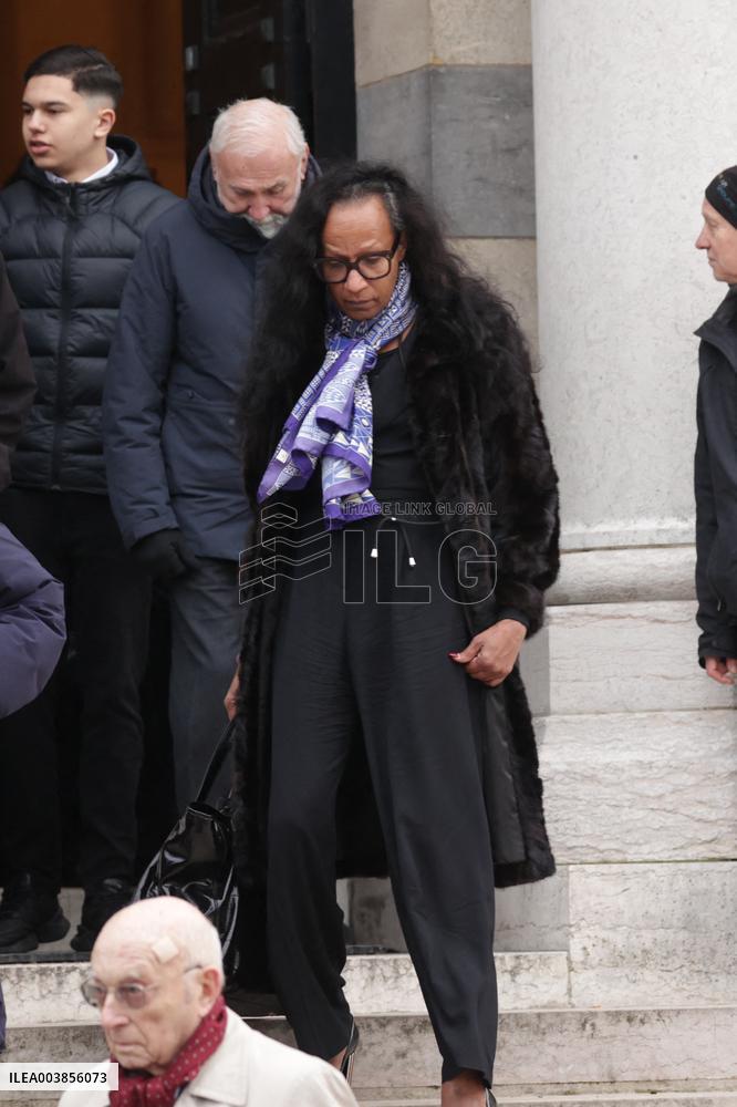 Claude Allegre Funeral - Paris