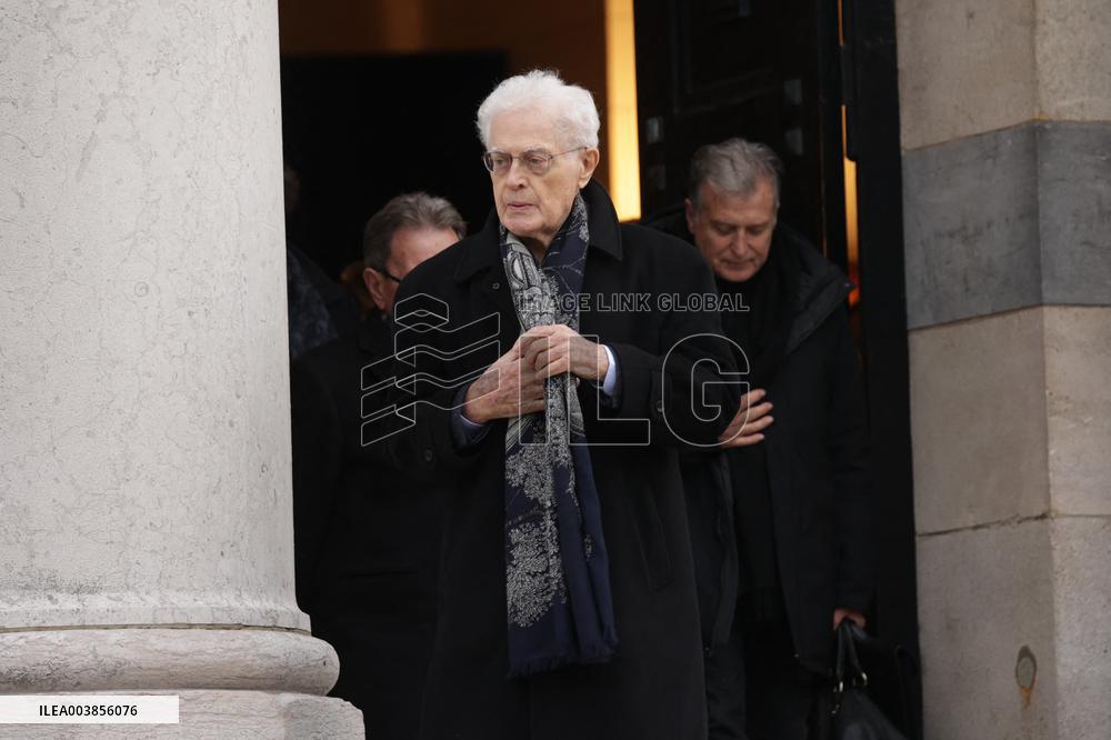 Claude Allegre Funeral - Paris
