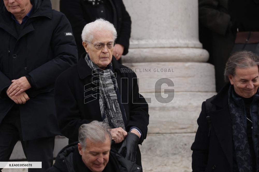 Claude Allegre Funeral - Paris