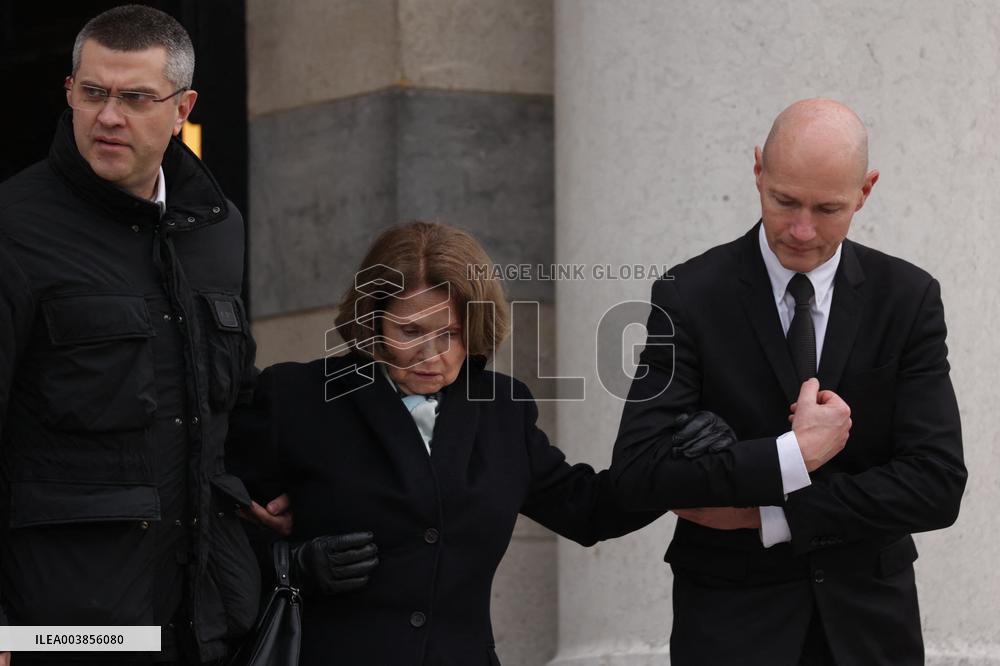Claude Allegre Funeral - Paris