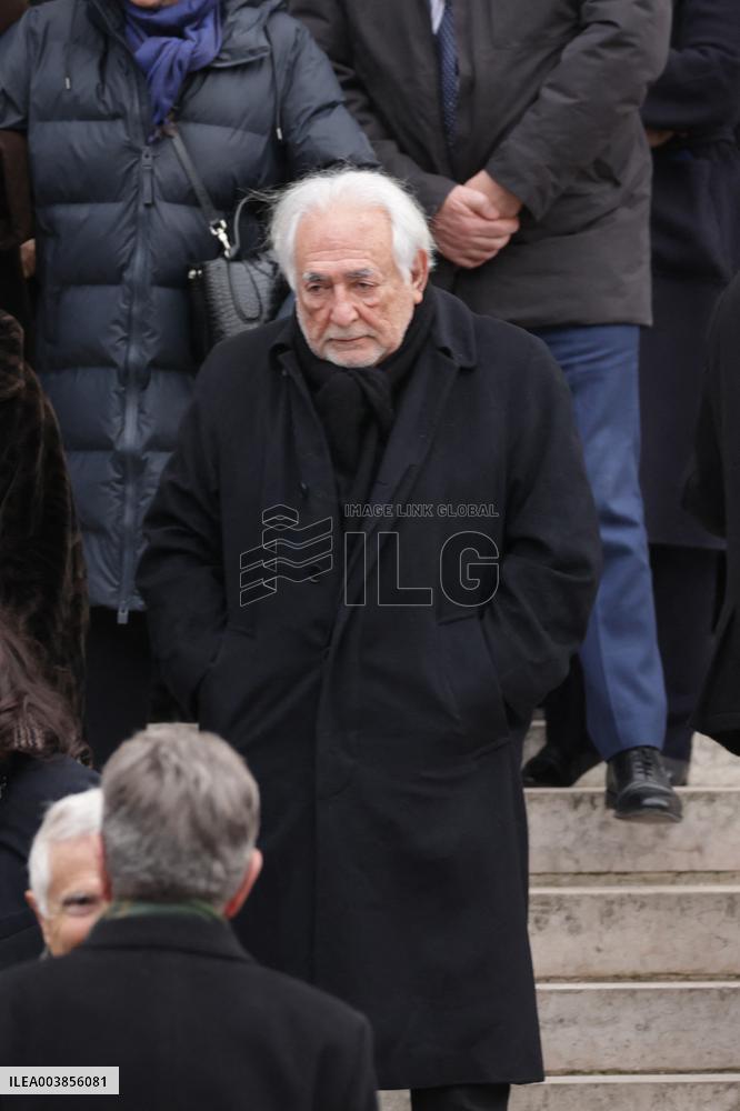 Claude Allegre Funeral - Paris