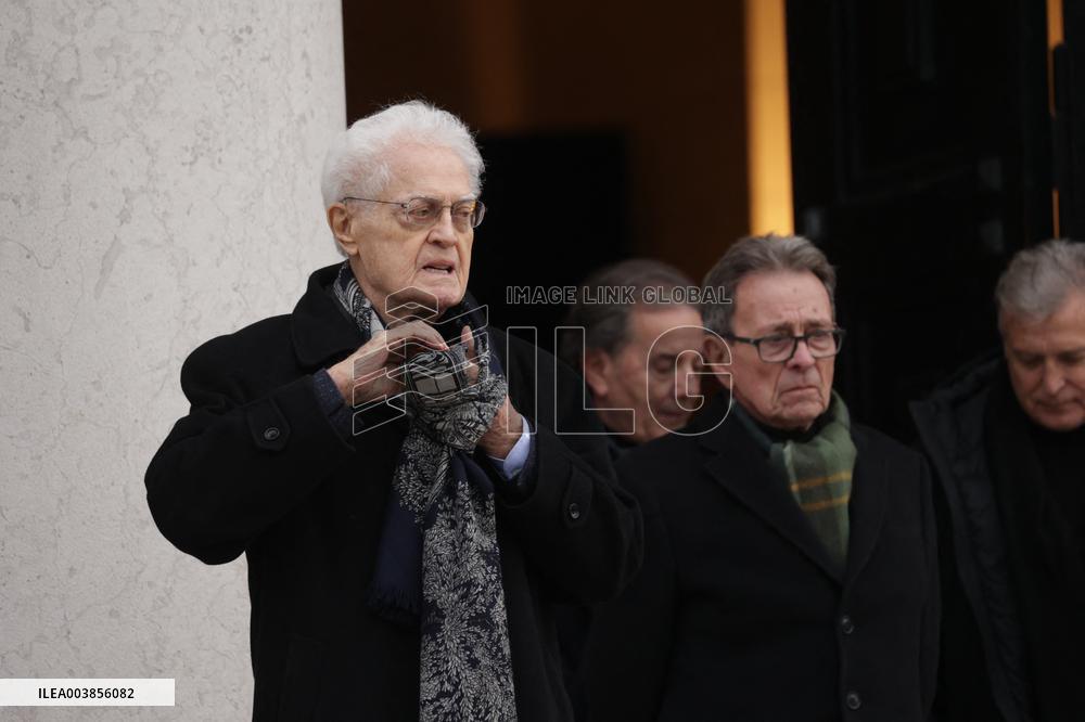 Claude Allegre Funeral - Paris