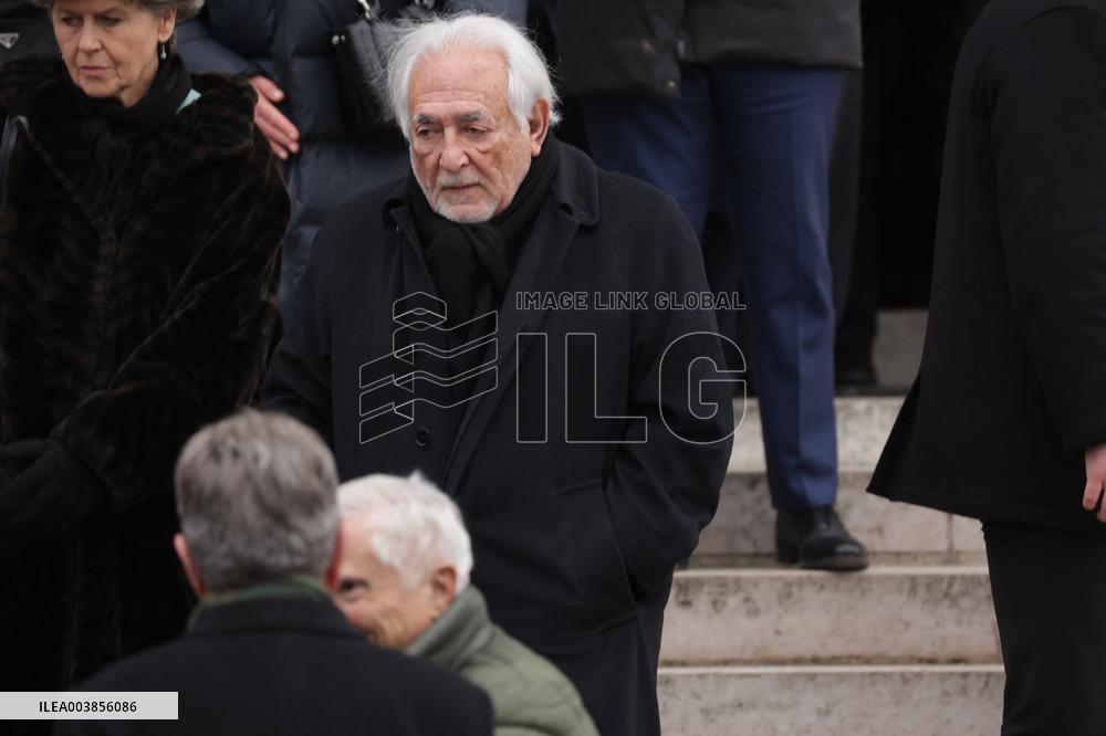 Claude Allegre Funeral - Paris